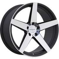 Ravetti Wheel M13 Satin Black Machined