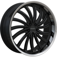 Ravetti Wheel M15 Gloss Black Stainless Lip