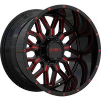 Massiv Off-Road Wheel OR1 Black and Red Milled