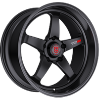 TIS Motorsports Wheel 508BB Satin Black With Gloss Black Ring - 20x9.5