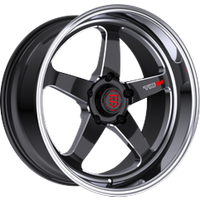 TIS Motorsports Wheel 508BM Gloss Black Milled
