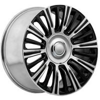 OE Performance Wheel 198BM Black Polished - 22x9 - 6x139.7 Bolt Pattern - 28 Offset Rims