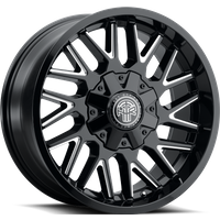 Thret Offroad Wheel Revolver Gloss Black Milled