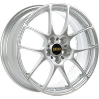 BBS Wheel RF Forged Diamond Silver - 18x9 - 5x120 Bolt Pattern - 47 Offset Rims
