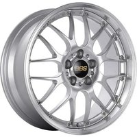 BBS Wheel RSGT Forged Diamond Silver with a Diamond Cut Machined Lip - 19x9.5 - 5x112 Bolt Pattern - 38 Offset Rims