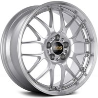 BBS Wheel RSGT Forged Multi Piece Diamond Silver - 18x8 - 5x130 Bolt Pattern - 50 Offset Rims