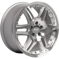 OE Wheel MB09 Silver Machined - 18x8.5 - 5x112 Bolt Pattern - 35 Offset Rims