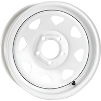 Pacer Wheel 310W White Spoke Trailer White