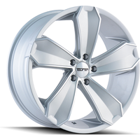 Touren Wheel 3271 TR71 Silver Machined - 20x8.5 - 5x120 Bolt Pattern - 30 Offset Rims