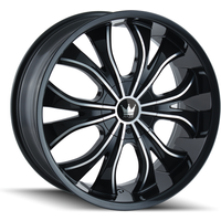 Mazzi Wheel 342 HUSTLER Gloss Black Machined