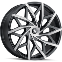 Mazzi Wheel 372 BIG EASY Matte Black w Machined Face