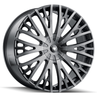 Mazzi Wheel 373 TWIST TIE Matte Black w Machined Face