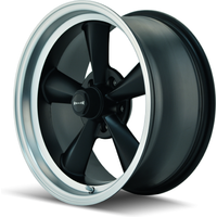 Ridler Wheel 675 Matte Black w Machined Face