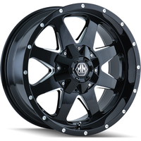 Mayhem Wheel 8040 TANK Gloss Black Milled