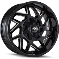 Mayhem Wheel 8106 HATCHET Gloss Black Milled