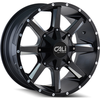 Cali Off Road Wheel 9100 BUSTED Black Milled