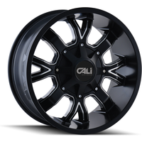 Cali Off Road Wheel 9104 DIRTY Black Milled