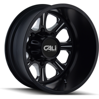 Cali Off Road Wheel 9105 BRUTAL Gloss Black Milled - 22x8.25 - 8x210 Bolt Pattern - -180 Offset Rims