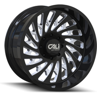 Cali Off Road Wheel 9108 SWITCHBACK Gloss Black Milled