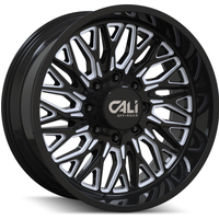 Cali Off Road Wheel 9118 CRUSHER Gloss Black Milled - 22x10