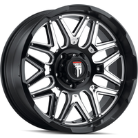 American Truxx Wheel AT151 GRIND Black Milled - 20x9