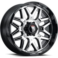 American Truxx Wheel AT151 GRIND Gloss Black Machined - 20x9