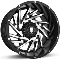 American Truxx Wheel AT161 WEB Gloss Black Machined