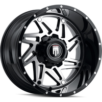 American Truxx Wheel AT165 WARRIOR Gloss Black Machined
