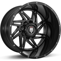 American Truxx Wheel AT165 WARRIOR Gloss Black Milled