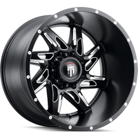 American Truxx Wheel AT183 SPYDER Black Milled
