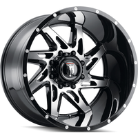 American Truxx Wheel AT183 SPYDER Gloss Black Machined
