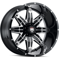 American Truxx Wheel AT185 LONESTAR Gloss Black Machined