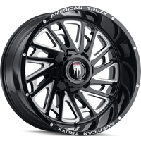 American Truxx Wheel AT1905 BLADE Gloss Black Milled