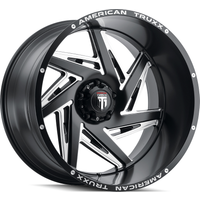 American Truxx Wheel AT1906 SPIRAL Black Milled