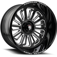 American Truxx Wheel AT1916 BUTCHER Gloss Black Milled