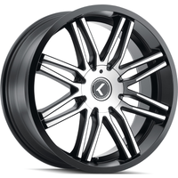 Kraze Wheel KR141 CRAY Gloss Black Machined