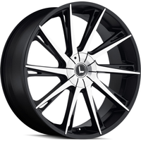 Kraze Wheel KR144 SWAGG Gloss Black Machined