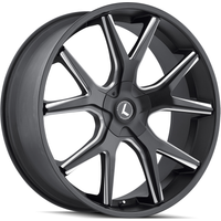 Kraze Wheel KR146 SPLTZ Gloss Black Milled