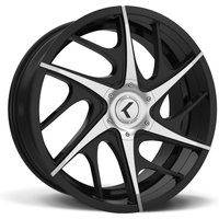 Kraze Wheel KR182 ROGUE Gloss Black Machined