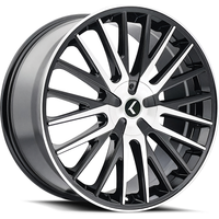 Kraze Wheel KR185 DOUBLE DOWN Gloss Black Machined