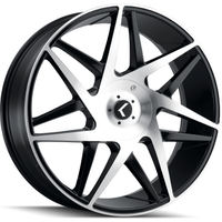 Kraze Wheel KR192 PHASE Gloss Black Machined
