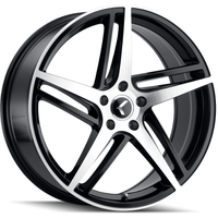 Kraze Wheel KR195 MILANO Gloss Black Machined