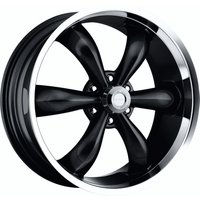 American Muscle Wheel 142 Legend 6 Gloss Black w Machined Lip