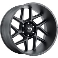 Vision Off Road Wheel 360 Sliver Satin Black