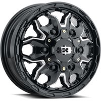 Vision Wheel 410 Van Dually Gloss Black Milled