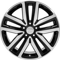 OE Wheel VW27 Black Machined - 18x7.5 - 5x112 Bolt Pattern - 51 Offset Rims