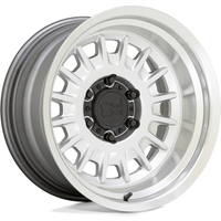 Black Rhino Wheel ALISO Gloss Silver W/ Mirror Cut