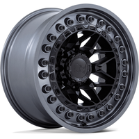 Black Rhino Wheel ALPHA Matte Black W/ Gunmetal Lip
