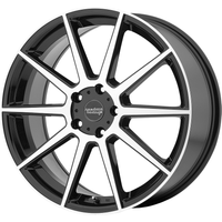 American Racing Wheel AR908 Machined Black - 18x8 - 5x114.3 Bolt Pattern - 40 Offset Rims