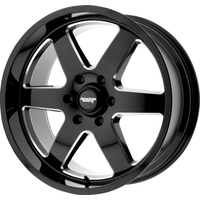 American Racing Wheel AR926 PATROL Gloss Black Milled - 20x9 - 5x127 Bolt Pattern - 12 Offset Rims